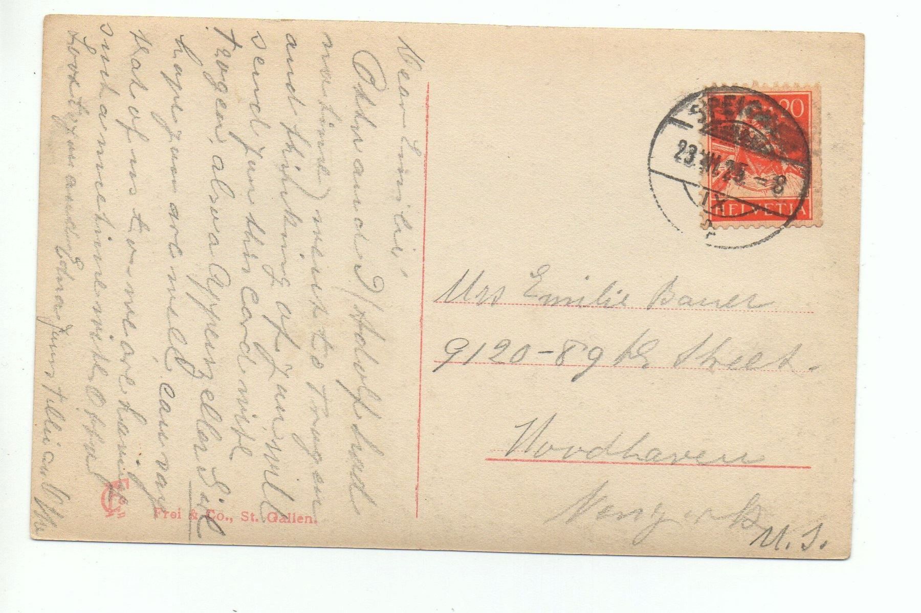 Cartoline postali: TROGEN mit Alpstein – Usato da Jona venduto da philajona 1