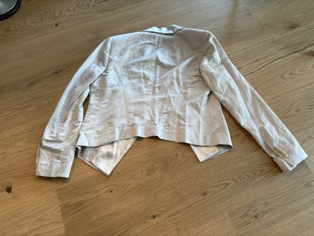 Drykorn Sakko Damen Grösse 38 beige Satin Kragen guter Zusta