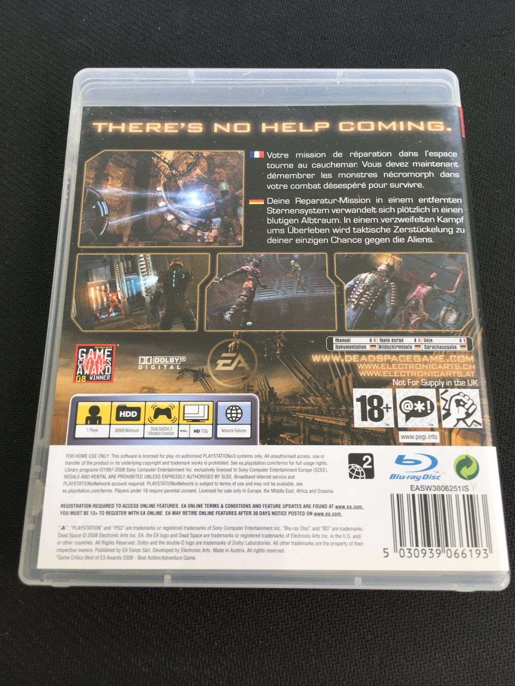 Sony Giochi: Dead Space - Playstation 3 / PS3 – Usato da St.Gallen venduto da Punktchen01 1