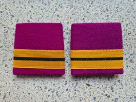 * Gradabzeichen Patten Set Oberstleutnant  Logistik * 