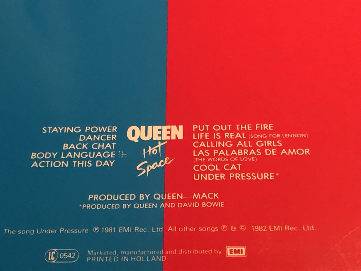 Dischi in vinile: Queen. 1981. Hot Space – Usato da Faulensee venduto da Mizuno06 6