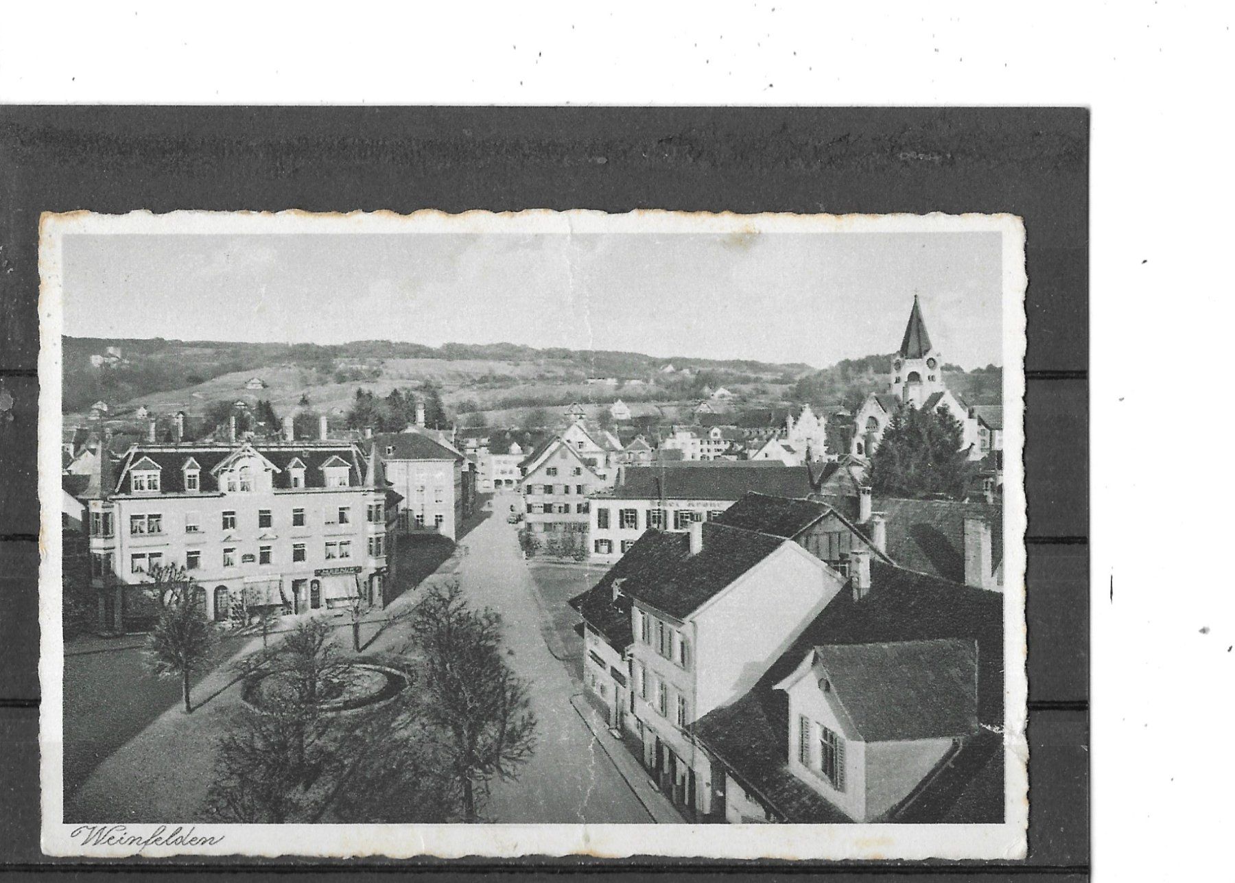 Cartoline postali: TG Weinfelden 1940 Teilansicht – Usato da Schocherswil venduto da Wilare