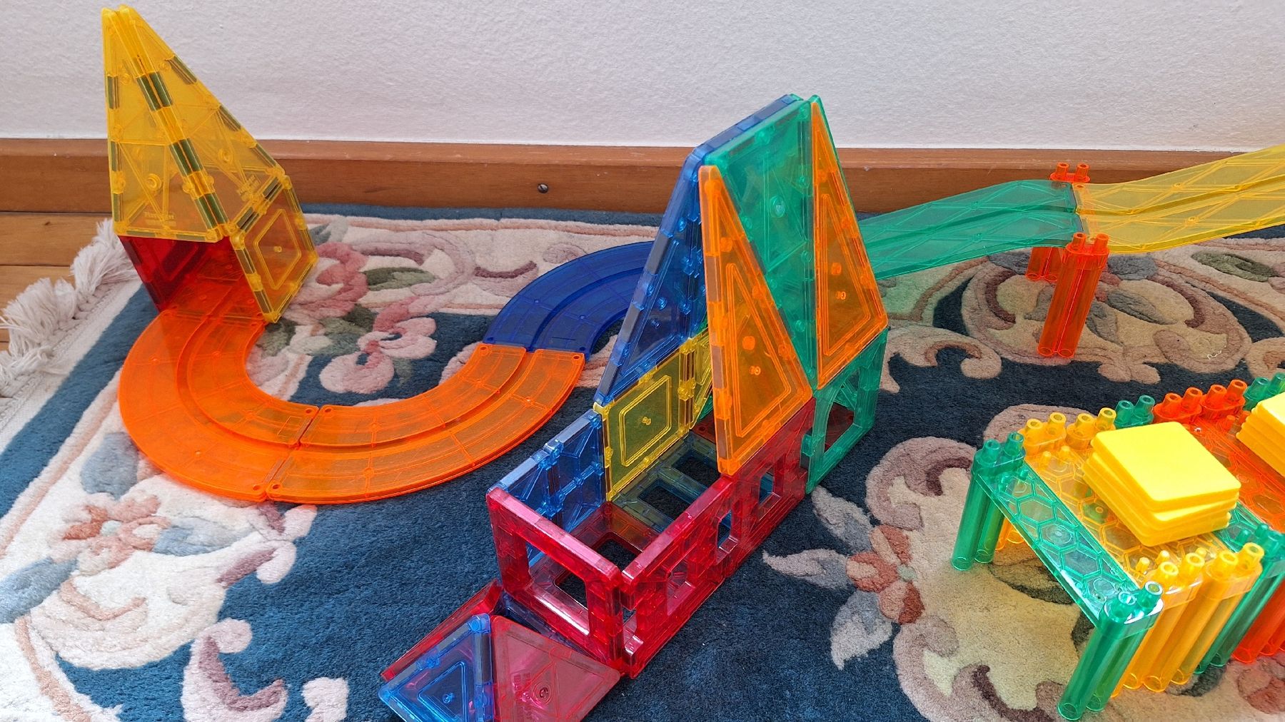 Kit di costruzioni: Magnetische Bausteine Set bunten Schienen – Usato da Zürich venduto da anna3929 7