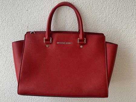Michael Kors Shopper Bag, rot, sehr gut erhalten!