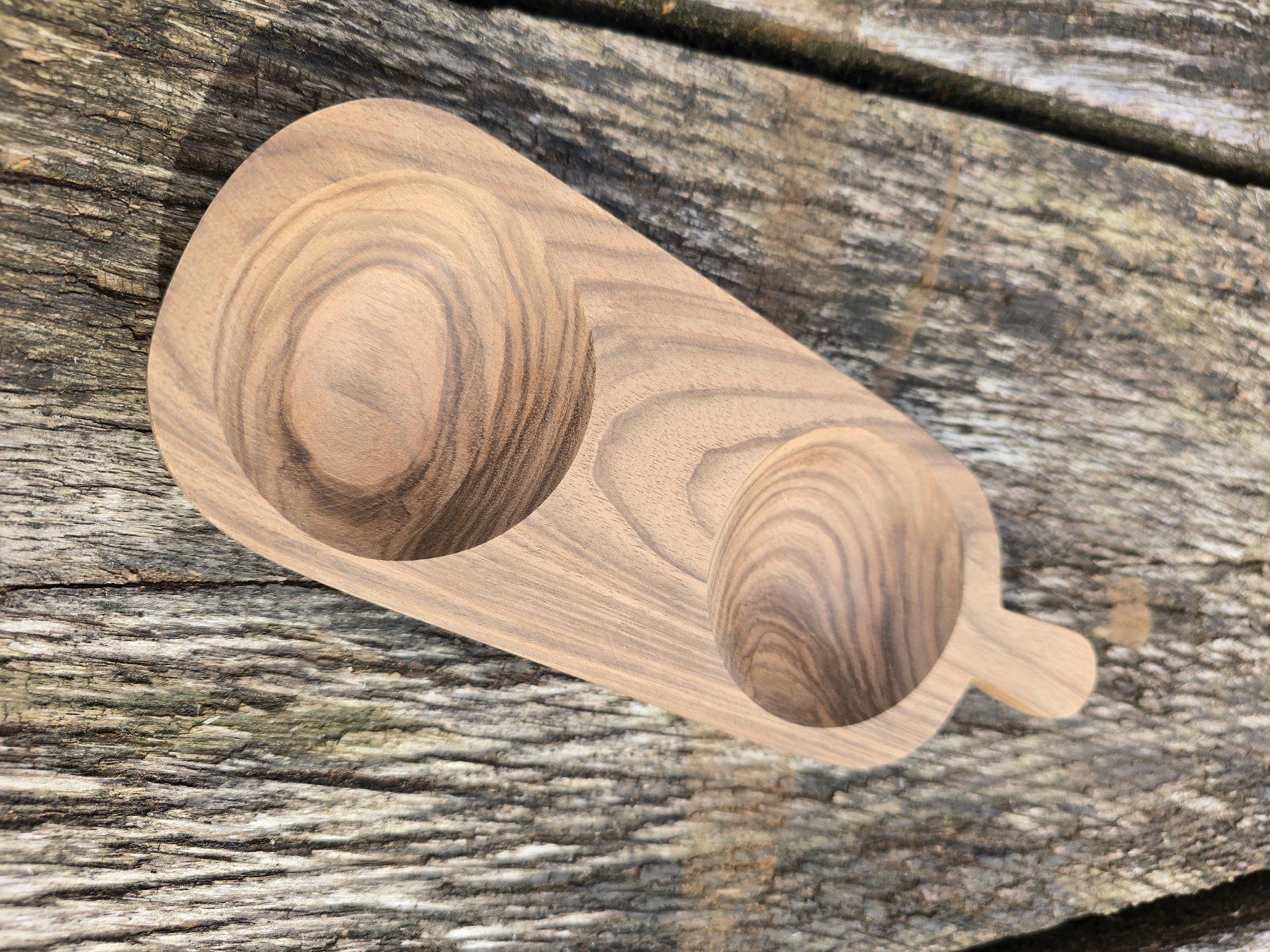 Schalen: Holz: Schale für Haushalt oder Deko/Nussbaum-Marokko – Neu (gemäss Beschreibung) aus Romanshorn von Rachacha 1