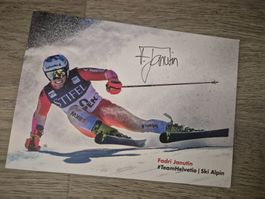 Autogrammkarte Fadri Janutin Orginalunterschrift