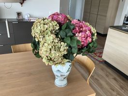 Kunstblumen Hortensia zu Dekoration