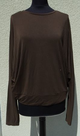 Bimba y Lola Shirt olivgrün mit Strasssteinchen Gr M 38