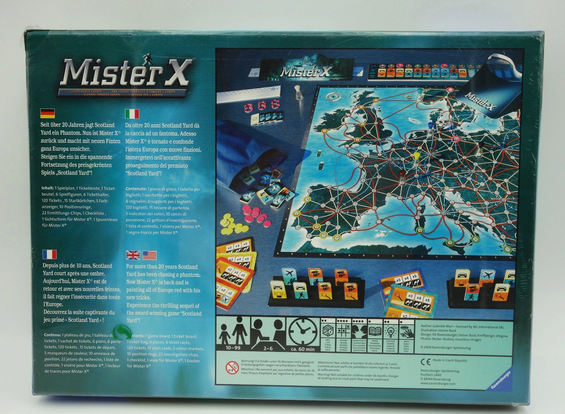 Ravensburger Spiele: Mister X, Ravensburger 2009, neu – Neu und originalverpackt aus Wil SG von Donaldus 1