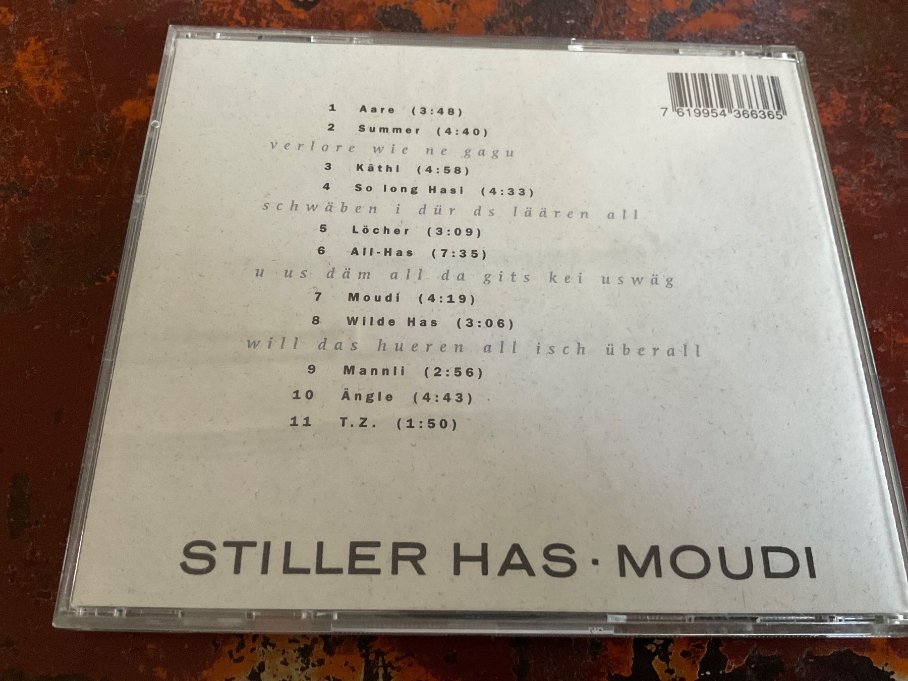 CD: Stiller has Moudi CD – Usato da Delémont venduto da vinylfreak01 1