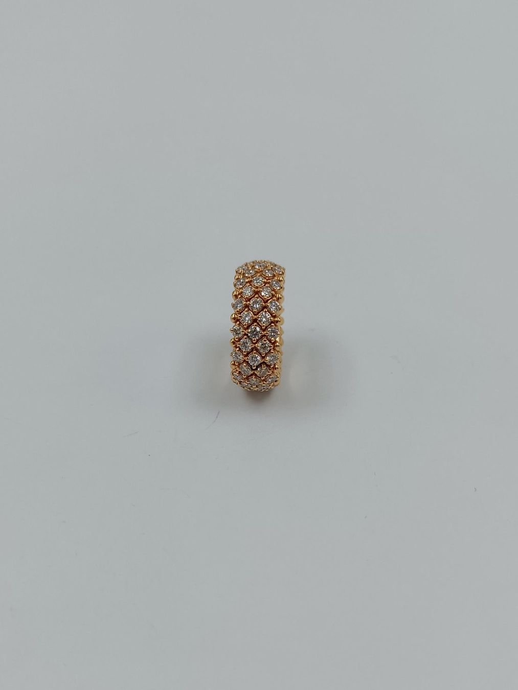 Anelli: FULL PAVÉ DIAMANT RING IN 750 ROTGOLD – Usato da Luzern venduto da EdiGem 7