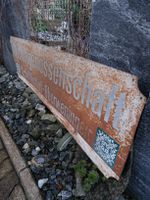 Antikes Milch Blechschild Schöfflisdorf -- Oberweningen