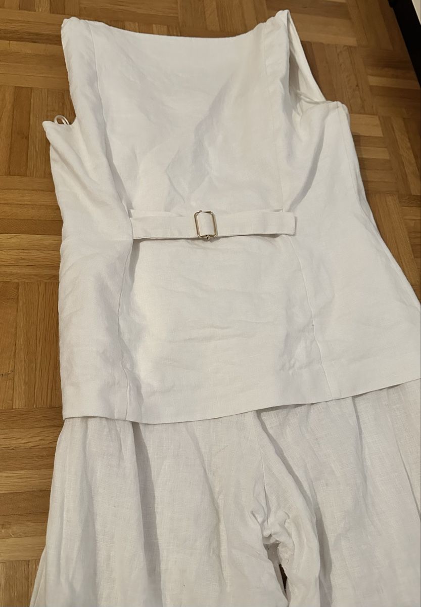 Mango Tute: Jumpsuit Leine weiss Mango Gr. XL – Usato da Zürich venduto da alex124 1