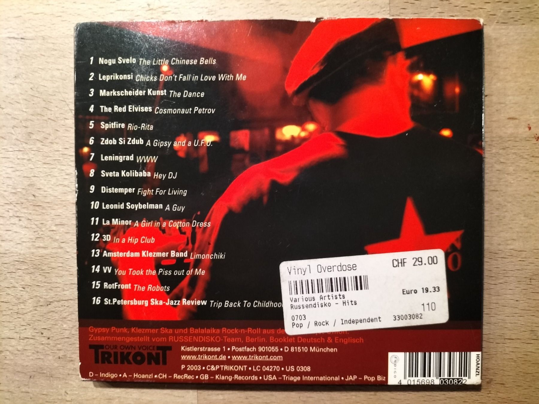 CD: Russen Disko - Hits – Usato da Biel / Bienne venduto da Music74 3