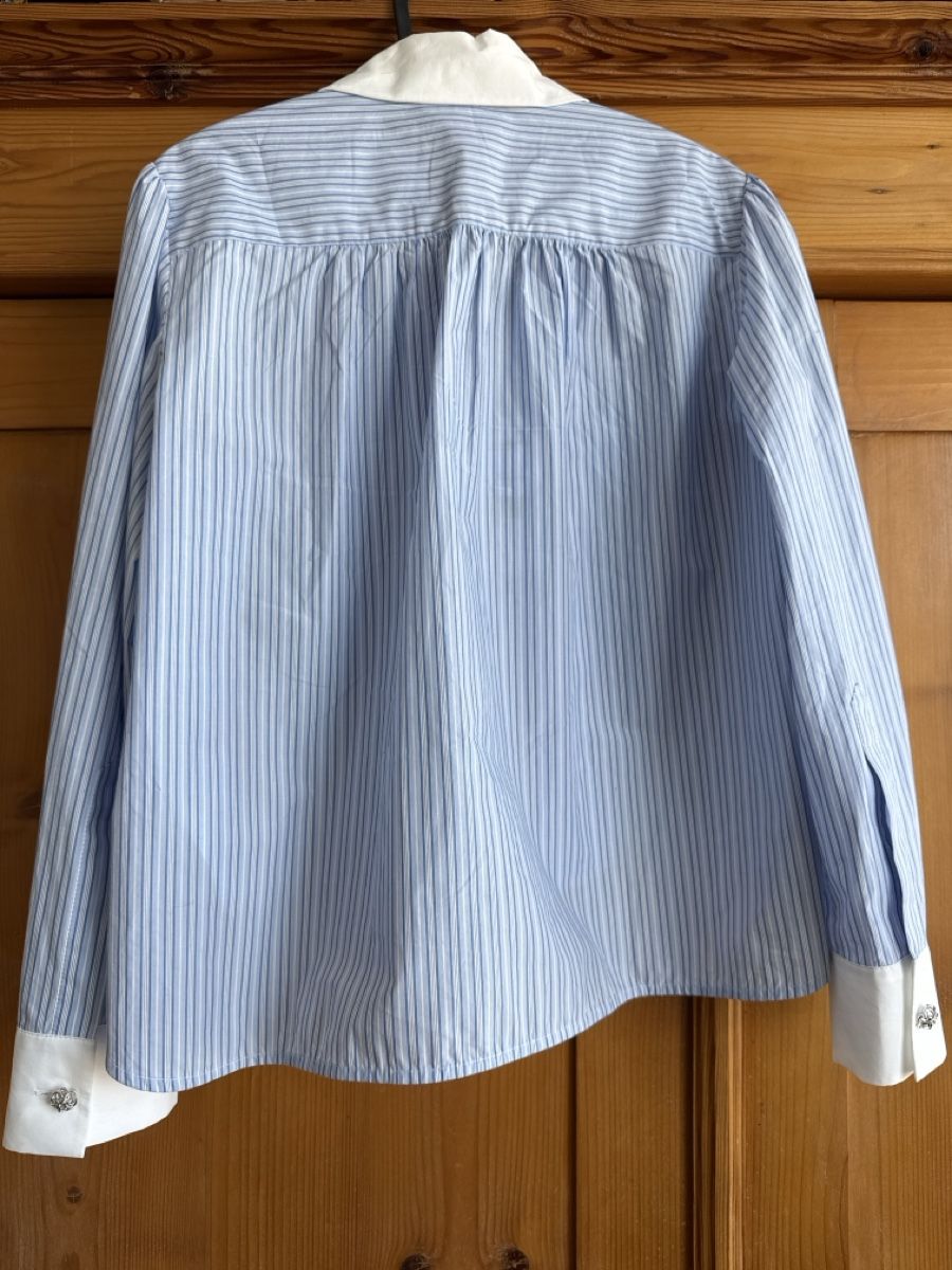 Maje Camicette: Maje Striped Shirt Size 2 – Nuovo (secondo la descrizione) da Zürich venduto da jbeauxarts 2
