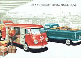Originalprospekt von 1959 VW Transporter T1