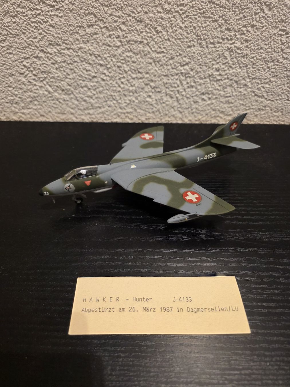 Armée suisse Kits de montage: Hunter 1/72 – D'occasion à Lentigny par kev_j2xf