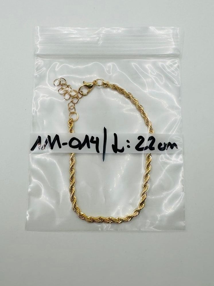 Bracciali & Braccialetti: Golden farbiges Armband - Länge: 22cm – Nuovo e nell'imballaggio originale da Frutigen venduto da glanzvolles.leben 2