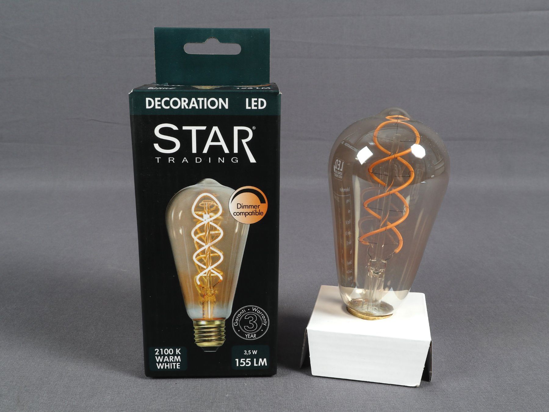 Lampen: STAR TRADING Decoration Led E27 3,5W – Neu (gemäss Beschreibung) aus Steinen von Restwert_Steinen