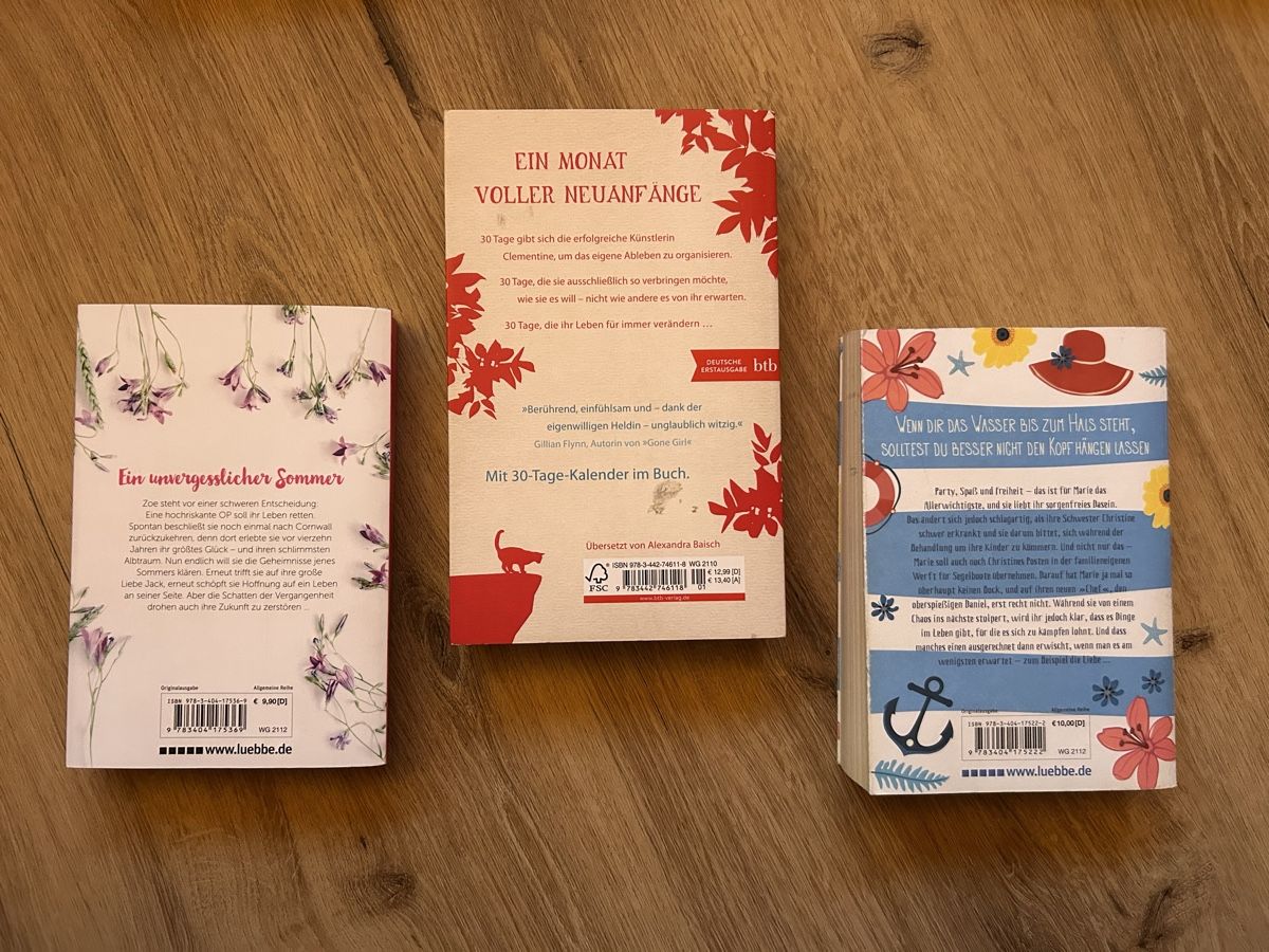 Bücher: 6 Romane – Gebraucht aus Meiringen von cor_lz6y 1