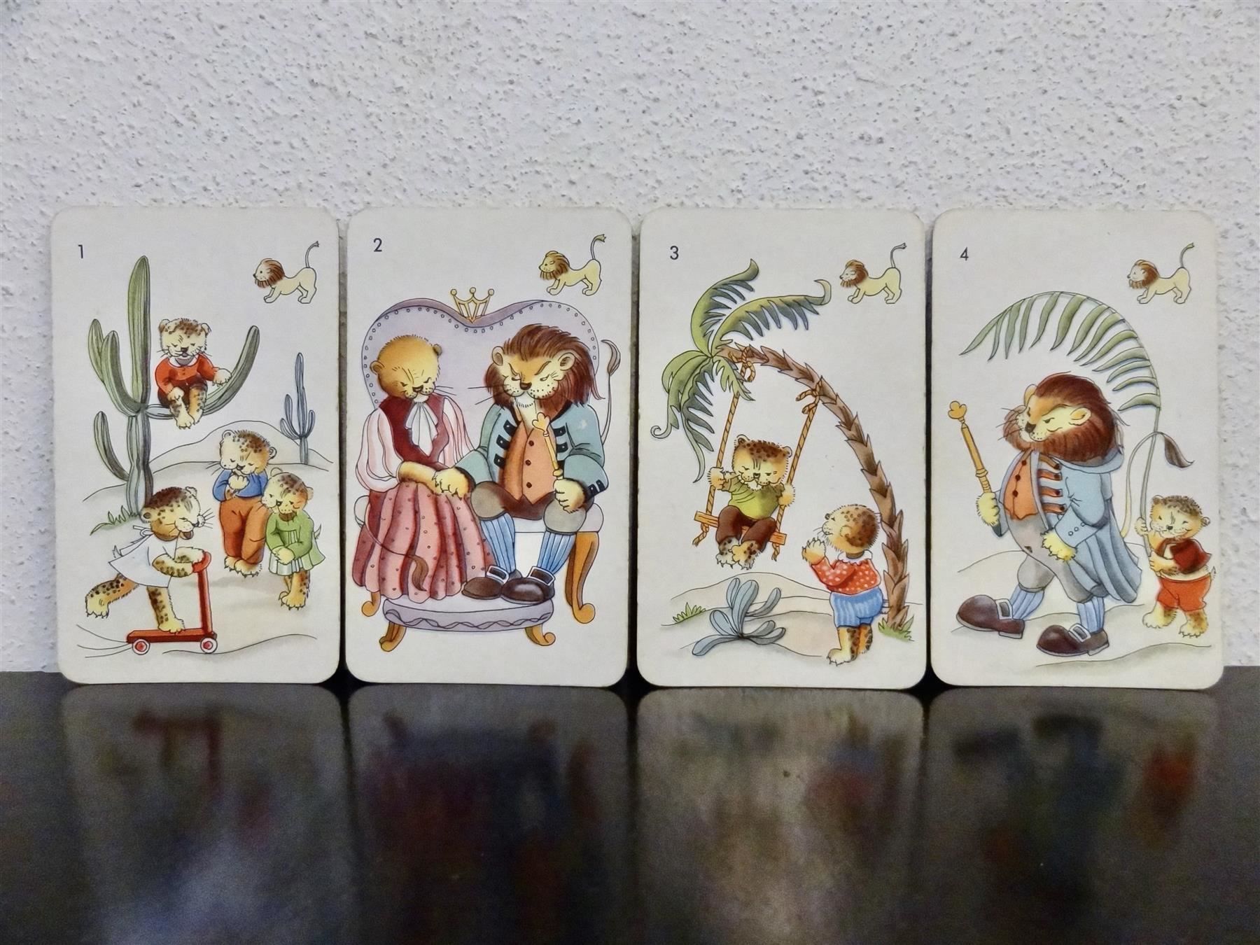 Giochi: altes Quartett LUSTIGE TIERBILDER – Usato da Kerzers venduto da wisaundso 6