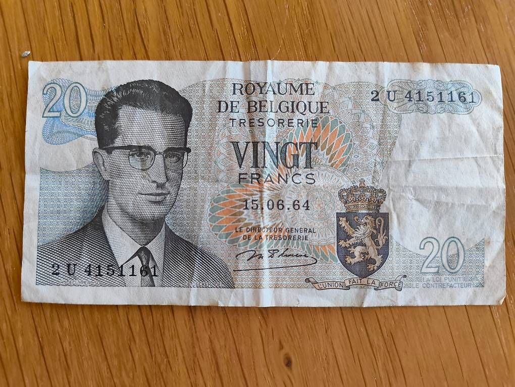 Banconote: Belgien 20 Franken – Usato da Günsberg venduto da Mikuro