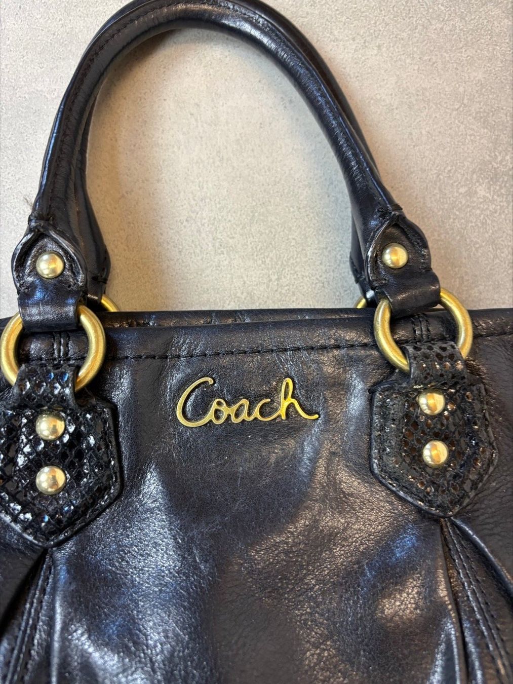 Coach Borse da donna: Coach Leather 2-Way Bag – Usato da Tägerwilen venduto da Akh.Boutique 1