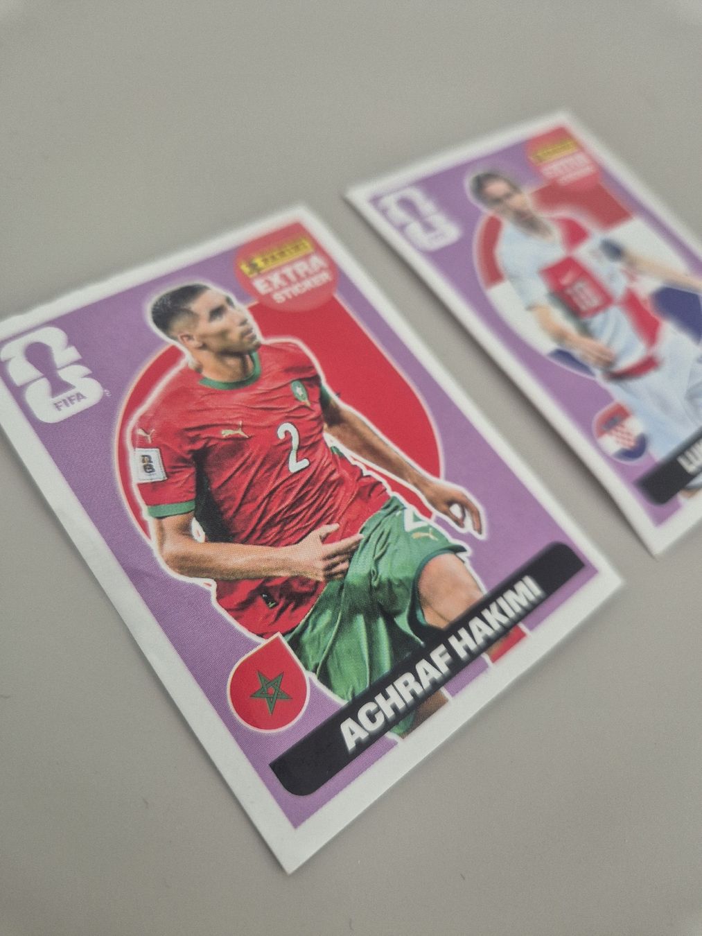 Panini Carte collezionabili: Modric und Hakimi Extra Sticker Panini – Usato da Däniken SO venduto da sucomp 1