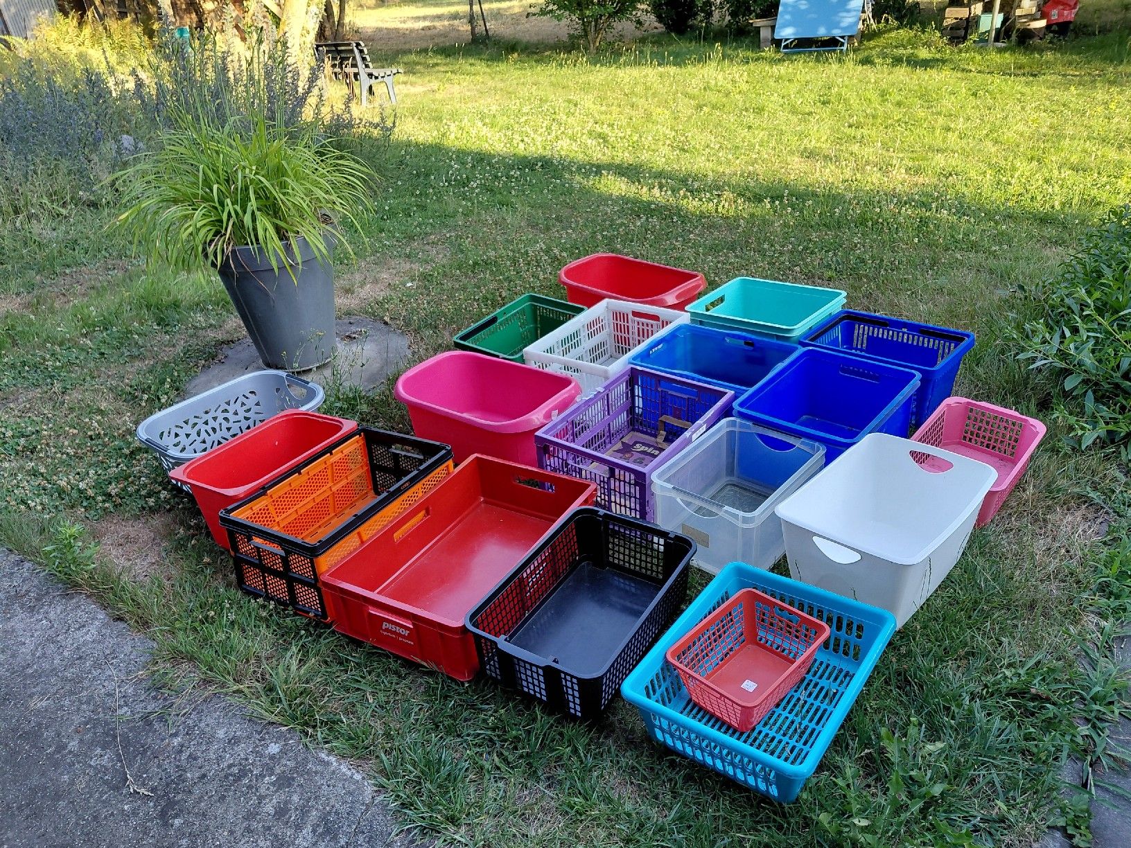 Transportkisten: Kunstoffbehälter diverse 19 stk – Gebraucht aus zuchwil von parson65