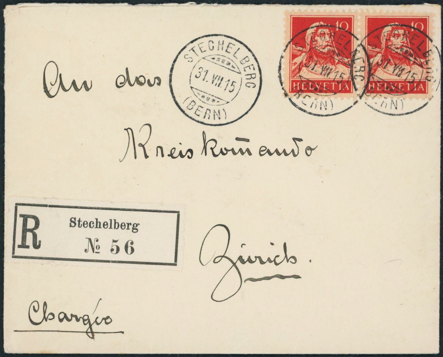 Tutti i francobolli: BE Stechelberg - Brief - MeF - Lauterbrunnen – Usato da Schindellegi venduto da leecollect