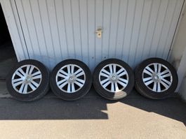VW Passat B6, B7 & EOS 16 Zoll Alufelgen inkl. Sommerreifen
