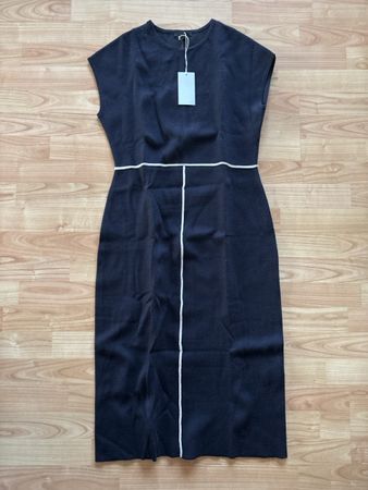 COS Kleid, Grösse S, neu mit Etikett, navy, Wolle