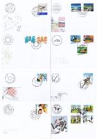 45 Stk. CH FDCs, Jahresserien 2006 & 2007