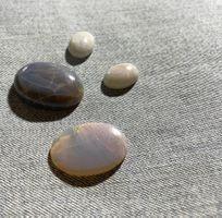 Cabochons    aus Australien    4x Einzelstücke    echt OPAL