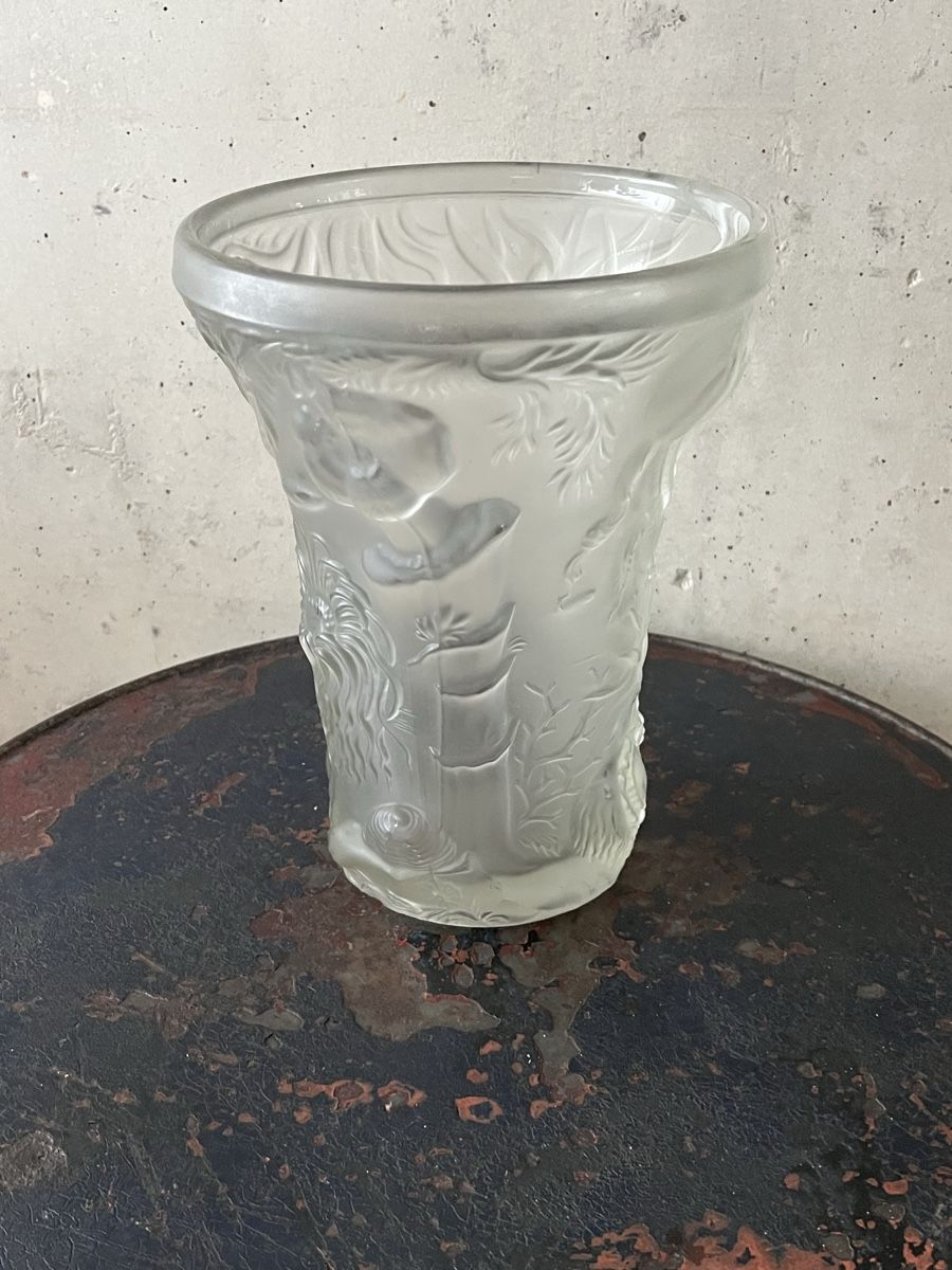 Vasen & Gefässe: Art Deco Vase mit Relief mit Meerestieren – Gebraucht aus Wabern von La-Vitrine 2