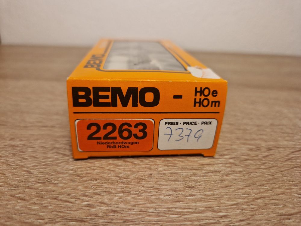Bemo Modelleisenbahnen: Bemo 2263 7379 Niederbordwagen RhB H0m – Gebraucht aus St-Aubin-Sauges von tantome 6