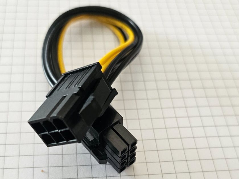 Cavi: PCI-E 6-Pin zu 8-Pin GPU Grafikkarten Adapter Strom Kabel – Nuovo (secondo la descrizione) da Oberengstringen venduto da krasnopjorovs