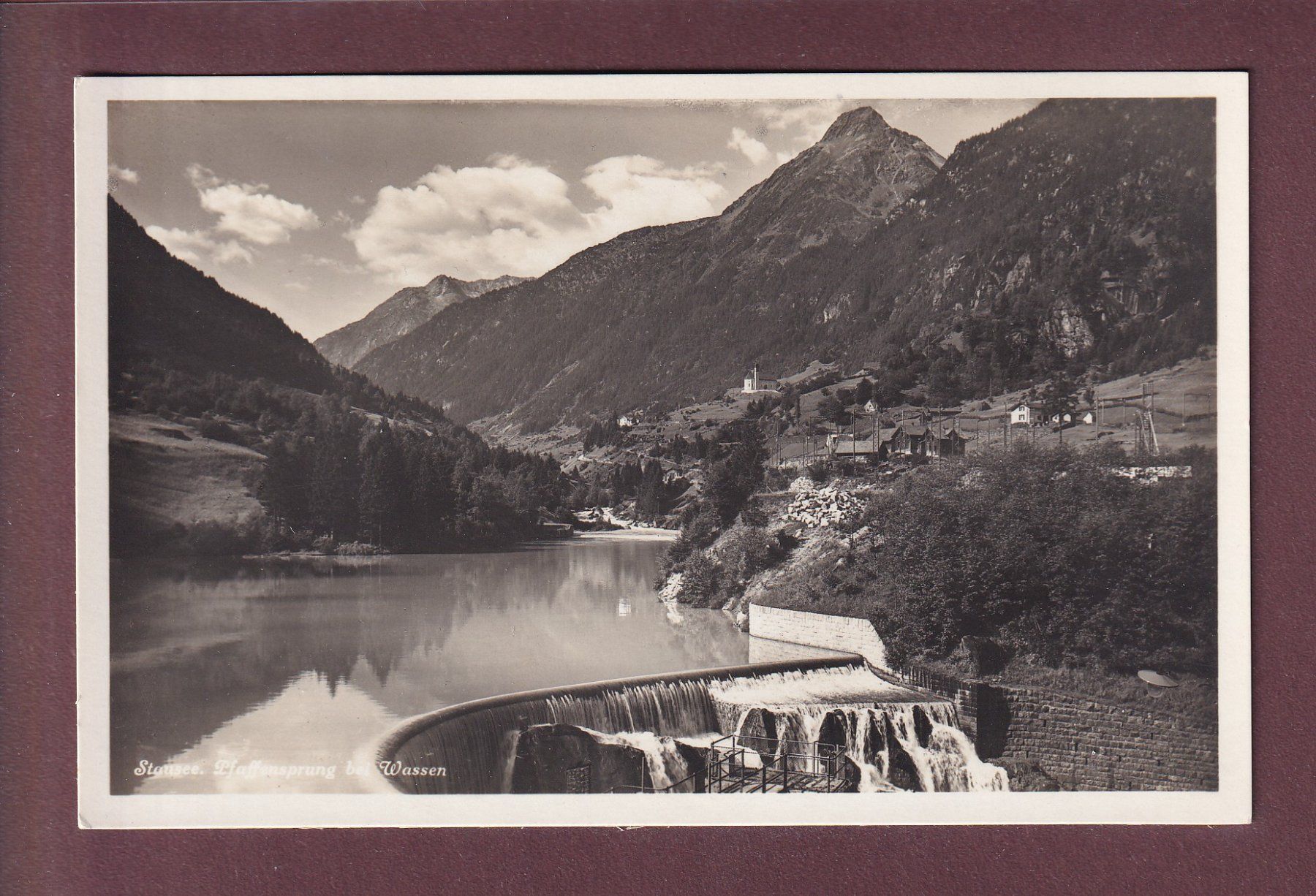 Cartes postales: STAUSEE PFAFFENSPRUNG bei Wassen – D'occasion à Pully par nicecards