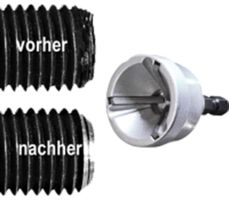 Aussenentgrater für Ø 3-19 mm 3x HSS-E 3x HSS-E