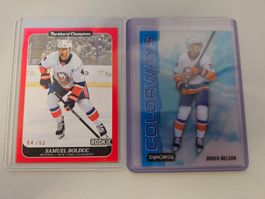 NHL limiterte Karten New York Islanders Bolduc/52;Nelson/99