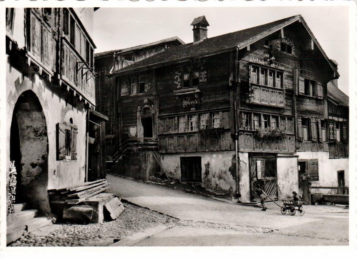 Cartoline postali: Werdenberg - Geburtshaus von Prof. Hilty – Usato da Wolhusen venduto da Curver9