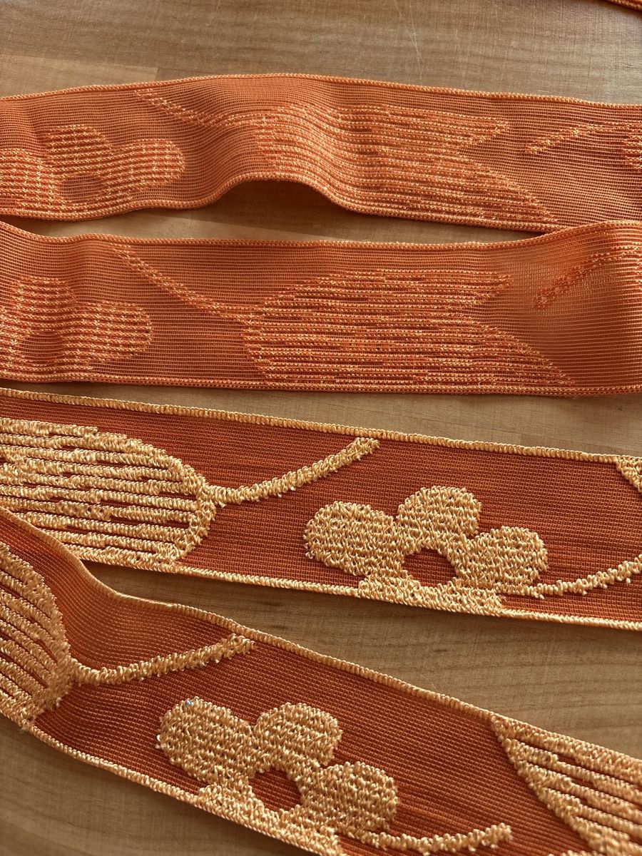 Tessuti: 2x Textil Band 240cm lang / Orange – Nuovo (secondo la descrizione) da Rümlang venduto da Sambas19 4