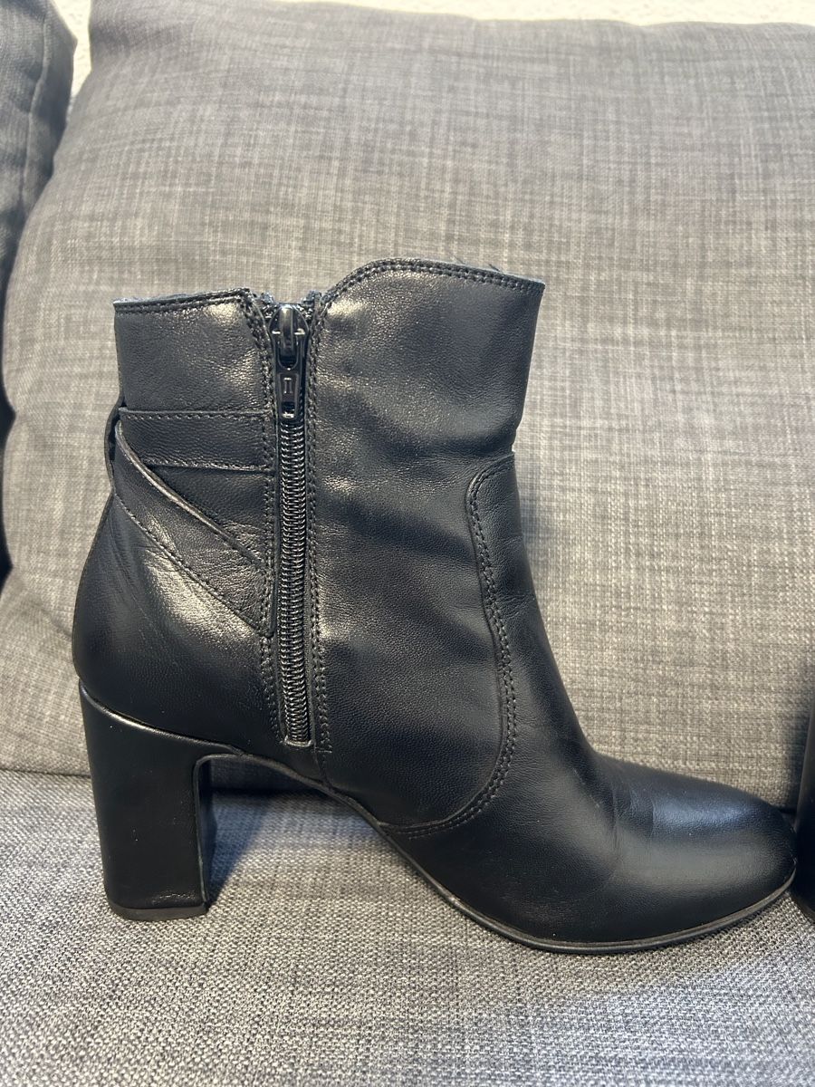 Globus Damenschuhe: Stiefeletten Globus 37 Leder schwarz – Gebraucht aus Rütihof von ALAFC 2
