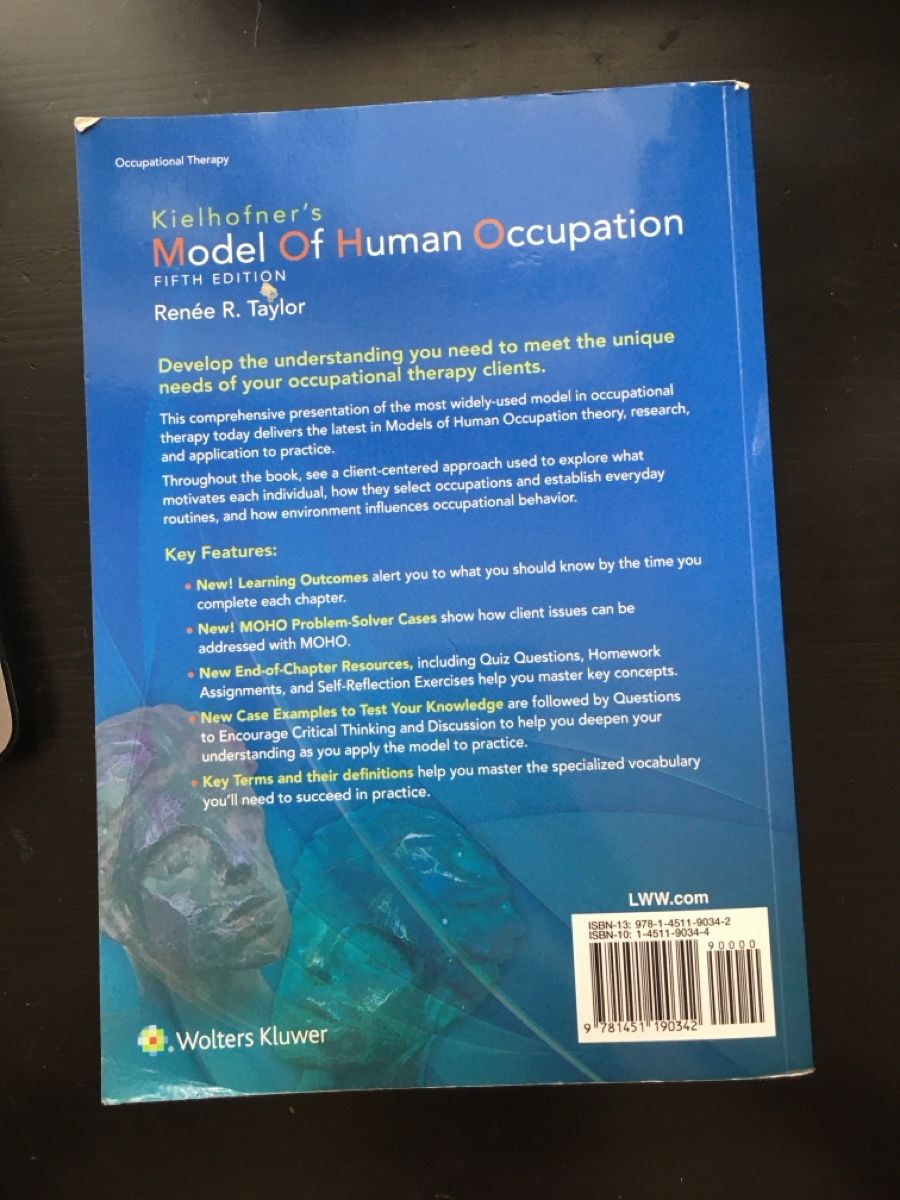 Libri: moho model of human occupation – Usato da Zürich venduto da Colorazul 1