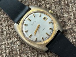 Vintage Herrenuhr JEMAB Swiss made Handaufzug 1960er RAR