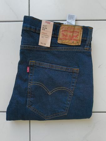 Levi's 511 Slim Fit Jeans, Neu mit Etikett, Grösse 36/32