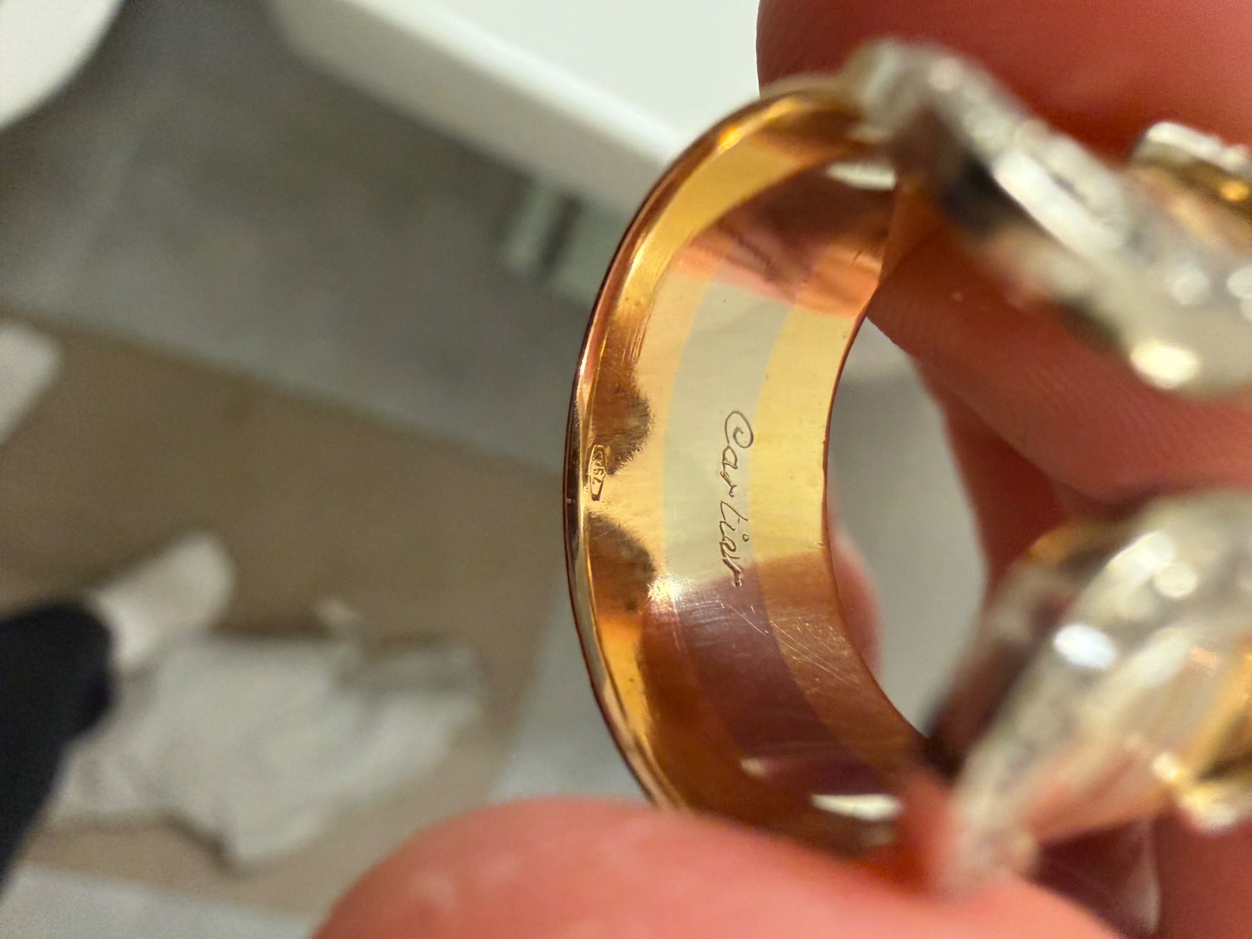 Cartier Anelli: Bague Double C – Usato da genève venduto da champanonono 1
