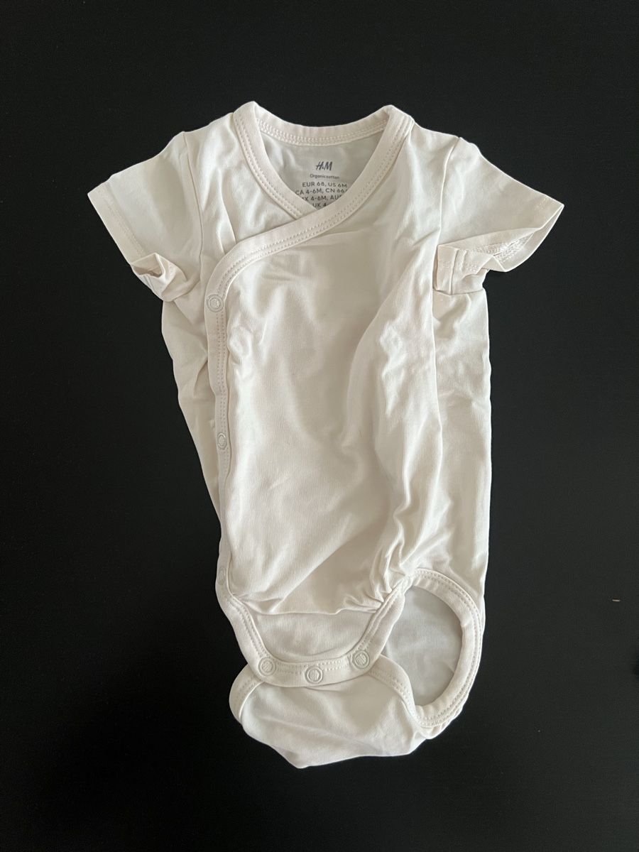 H&M Lotti & Set di vestiti: Kurzarm Bodys 3er Set (Grösse 68) - Baumwolle – Nuovo (secondo la descrizione) da Widnau venduto da iamniko 3