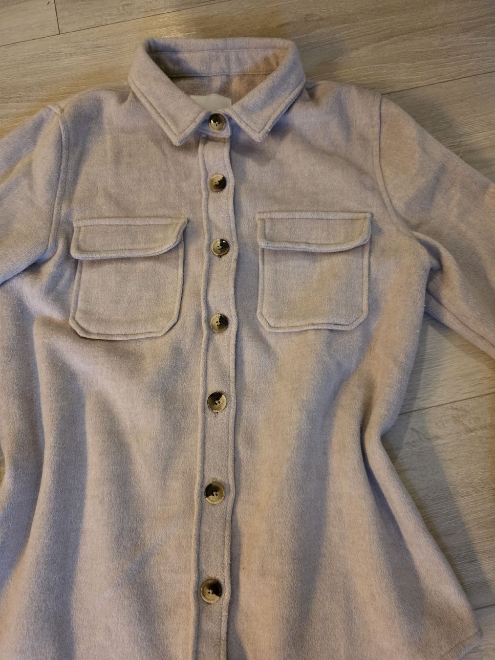 Jacken: OBJECT Hemdjacke beige Grösse 36  – Gebraucht aus Wigoltingen von Zuckerfee84 1