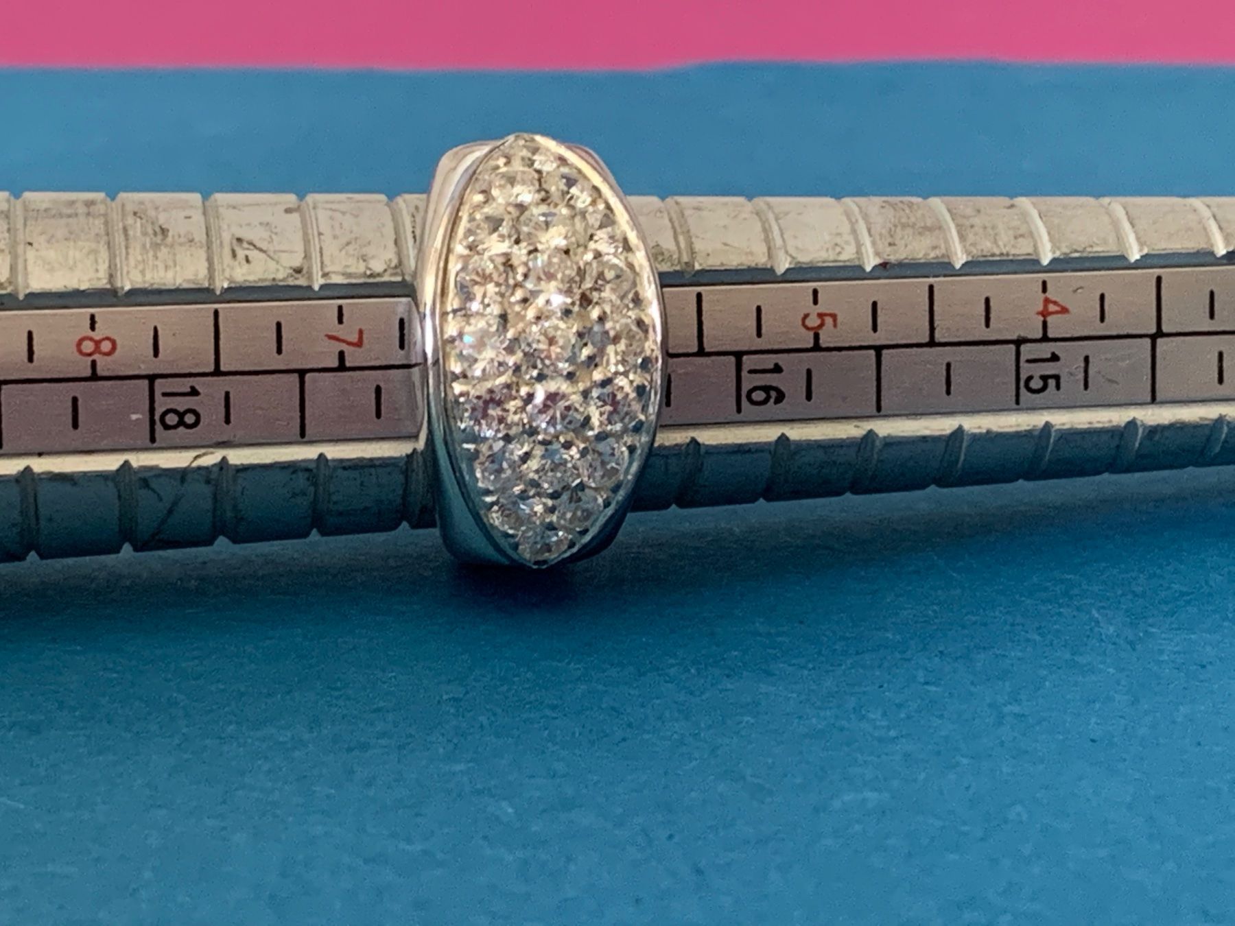 Anelli: Silberring weisses Auge (53) – Usato da Laufen venduto da belleskulptur 2